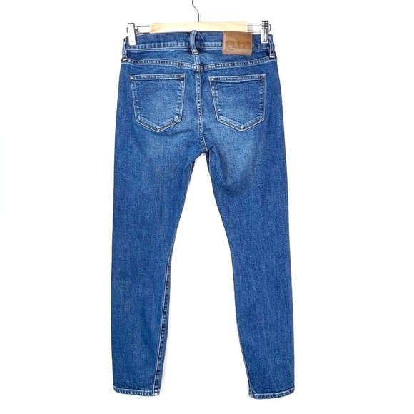 J. Crew Jeans Toothpick Super Skinny Selvedge Size 25 / 0 Petite  Mid-rise Ankle - Picture 2 of 11